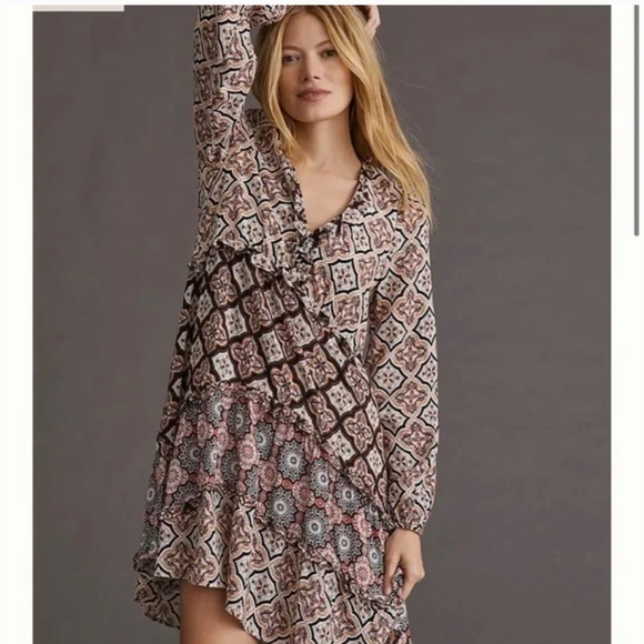 ANTHROPOLOGIE Tunic Dress Size M - Picture 1 of 3